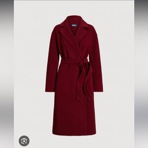 Polo Ralph Lauren Deep Red Wrap Dress